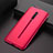 Funda Dura Plastico Rigida Carcasa Mate Frontal y Trasera 360 Grados para Oppo Reno2 Rojo