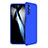 Funda Dura Plastico Rigida Carcasa Mate Frontal y Trasera 360 Grados para Samsung Galaxy F13 4G Azul