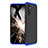 Funda Dura Plastico Rigida Carcasa Mate Frontal y Trasera 360 Grados para Samsung Galaxy F13 4G Azul y Negro