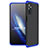 Funda Dura Plastico Rigida Carcasa Mate Frontal y Trasera 360 Grados para Samsung Galaxy M52 5G Azul y Negro
