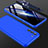 Funda Dura Plastico Rigida Carcasa Mate Frontal y Trasera 360 Grados para Samsung Galaxy S23 Plus 5G Azul