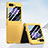 Funda Dura Plastico Rigida Carcasa Mate Frontal y Trasera 360 Grados SD1 para Samsung Galaxy Z Flip5 5G Amarillo