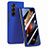 Funda Dura Plastico Rigida Carcasa Mate Frontal y Trasera 360 Grados SD1 para Samsung Galaxy Z Fold5 5G Azul