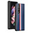 Funda Dura Plastico Rigida Carcasa Mate H01 para Samsung Galaxy Z Fold4 5G Azul