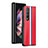 Funda Dura Plastico Rigida Carcasa Mate H01 para Samsung Galaxy Z Fold4 5G Rojo