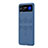 Funda Dura Plastico Rigida Carcasa Mate H03 para Samsung Galaxy Z Flip3 5G Azul