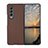 Funda Dura Plastico Rigida Carcasa Mate H03 para Samsung Galaxy Z Fold4 5G Marron