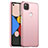 Funda Dura Plastico Rigida Carcasa Mate M01 para Google Pixel 4a Oro Rosa