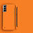 Funda Dura Plastico Rigida Carcasa Mate M01 para Samsung Galaxy S22 5G Naranja