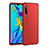 Funda Dura Plastico Rigida Carcasa Mate P01 para Huawei P30 Rojo