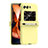 Funda Dura Plastico Rigida Carcasa Mate P01 para Motorola Moto RAZR (2022) 5G Amarillo