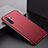 Funda Dura Plastico Rigida Carcasa Mate P01 para Samsung Galaxy Note 10 Plus 5G Rojo