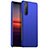 Funda Dura Plastico Rigida Carcasa Mate para Sony Xperia 5 III SO-53B Azul