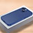 Funda Dura Plastico Rigida Carcasa Mate QC1 para Apple iPhone 14 Azul