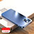 Funda Dura Plastico Rigida Carcasa Mate R01 para Apple iPhone 14 Azul