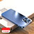 Funda Dura Plastico Rigida Carcasa Mate R01 para Apple iPhone 15 Pro Azul