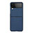 Funda Dura Plastico Rigida Carcasa Mate R01 para Samsung Galaxy Z Flip4 5G Azul