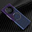 Funda Dura Plastico Rigida Carcasa Mate Twill con Mag-Safe Magnetic para Huawei Mate 60 Pro+ Plus Morado y Negro