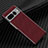 Funda Dura Plastico Rigida Carcasa Mate Twill para Google Pixel 7 Pro 5G Rojo