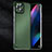 Funda Dura Plastico Rigida Carcasa Mate Twill para Oppo Find X3 Pro 5G Verde