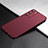 Funda Dura Plastico Rigida Carcasa Mate YK1 para Oppo A55 5G Rojo