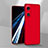 Funda Dura Plastico Rigida Carcasa Mate YK1 para Oppo A78 4G Rojo