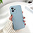 Funda Dura Plastico Rigida Carcasa Mate YK3 para Realme GT Neo 3T 5G Azul Cielo