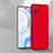 Funda Dura Plastico Rigida Carcasa Mate YK3 para Vivo Y31s 5G Rojo