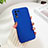 Funda Dura Plastico Rigida Carcasa Mate YK4 para Realme Q3t 5G Azul