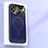 Funda Dura Plastico Rigida Carcasa Perforada con Mag-Safe Magnetic JS1 para Apple iPhone 15 Pro Azul