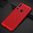 Funda Dura Plastico Rigida Carcasa Perforada P01 para Huawei P30 Lite New Edition Rojo