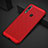 Funda Dura Plastico Rigida Carcasa Perforada para Huawei P30 Lite New Edition Rojo