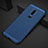 Funda Dura Plastico Rigida Carcasa Perforada para OnePlus 6 Azul