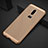 Funda Dura Plastico Rigida Carcasa Perforada para OnePlus 6T Oro