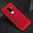 Funda Dura Plastico Rigida Carcasa Perforada para Samsung Galaxy S9 Plus Rojo