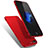 Funda Dura Plastico Rigida Fino Arenisca Q02 para Apple iPhone 7 Plus Rojo