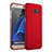 Funda Dura Plastico Rigida Mate para Samsung Galaxy S7 Edge G935F Rojo