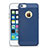 Funda Dura Plastico Rigida Perforada para Apple iPhone 5 Azul