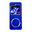 Funda Dura Plastico Rigida Sin Marco Carcasa Mate con Mag-Safe Magnetic BH1 para Samsung Galaxy Z Flip5 5G Azul