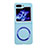 Funda Dura Plastico Rigida Sin Marco Carcasa Mate con Mag-Safe Magnetic BH1 para Samsung Galaxy Z Flip5 5G Azul Cielo