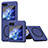 Funda Dura Plastico Rigida Sin Marco Carcasa Mate con Mag-Safe Magnetic QH1 para Samsung Galaxy Z Flip5 5G Azul