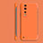 Funda Dura Plastico Rigida Sin Marco Carcasa Mate P01 para Huawei Honor 70 Pro 5G Naranja