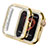 Funda Dura Rigida Lujo Diamante Brillante para Apple iWatch 5 44mm Oro