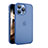Funda Dura Ultrafina Carcasa Transparente Mate QC para Apple iPhone 15 Pro Azul