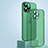 Funda Dura Ultrafina Carcasa Transparente Mate QC1 para Apple iPhone 16 Pro Verde