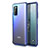 Funda Dura Ultrafina Carcasa Transparente Mate U01 para Huawei Honor V30 5G Azul