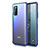 Funda Dura Ultrafina Carcasa Transparente Mate U01 para Huawei Honor View 30 Pro 5G Azul