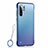 Funda Dura Ultrafina Carcasa Transparente Mate U01 para Huawei P30 Pro Azul