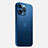 Funda Dura Ultrafina Carcasa Transparente Mate U02 para Apple iPhone 13 Pro Max Azul