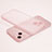 Funda Dura Ultrafina Carcasa Transparente Mate U02 para Apple iPhone 15 Rosa